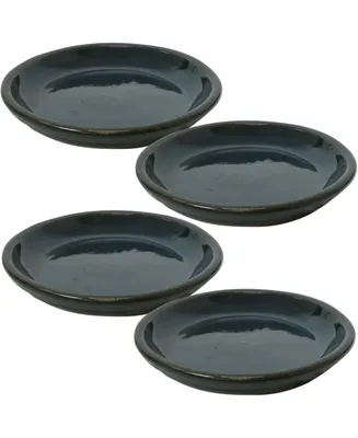 Outdoor/Indoor High-Fired Glazed Uv- and Frost-Resistant Ceramic Flower Pot Planter Saucers