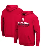 Men's Colosseum Scarlet Rutgers Knights Lantern Pullover Hoodie