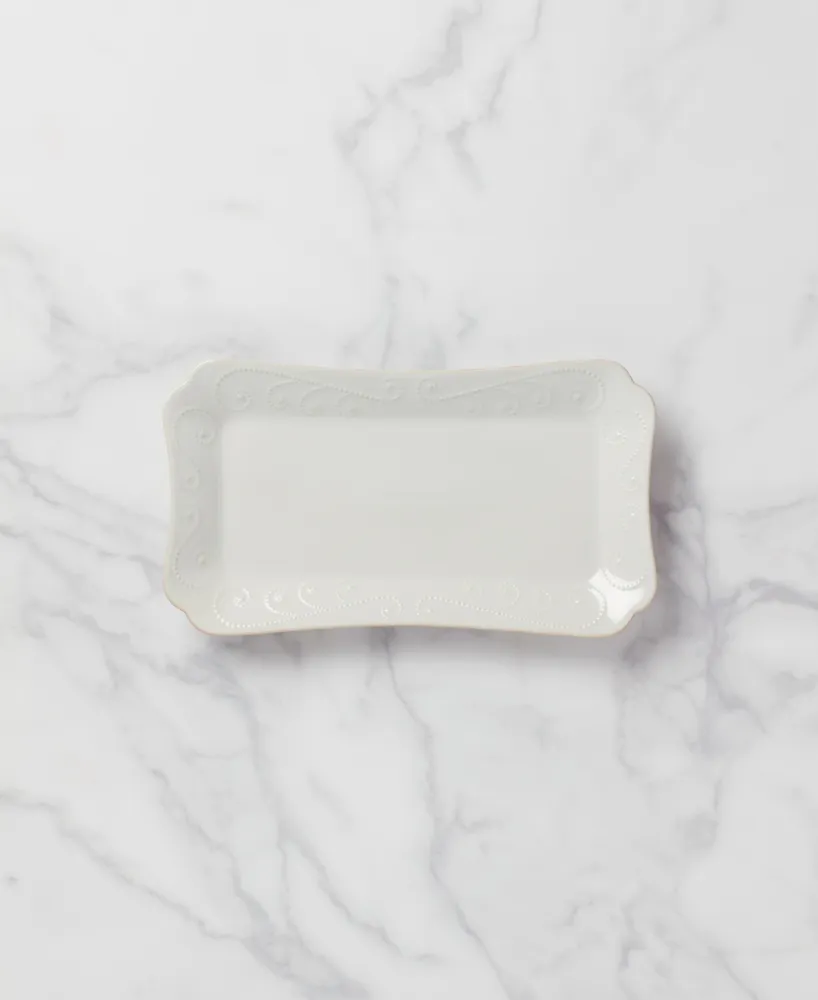 Lenox French Perle Stoneware Hors D'oeuvre Tray