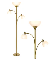 Brightech Sky Dome Double 72" Led Torchiere Floor Lamp with Adjustable Arms