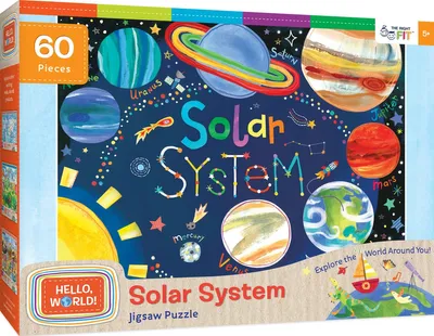 Masterpieces Hello, World! - Solar System 60 Piece Jigsaw Puzzle