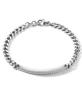 Caravelle designed by Bulova Women's Crystal Stainless Steel Bracelet Watch 32mm Gift Set