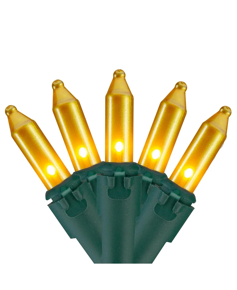 Northlight 100 Count Opaque Mini Christmas Lights With Wire, 28.8'