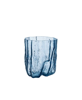 Kosta Boda Crackle Tall Circular Vase