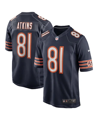Men's Nike Doug Atkins Navy Chicago Bears Game Retired Player Jersey