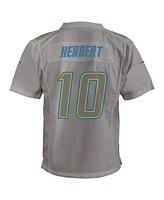 Big Boys Nike Justin Herbert Gray Los Angeles Chargers Atmosphere Game Jersey