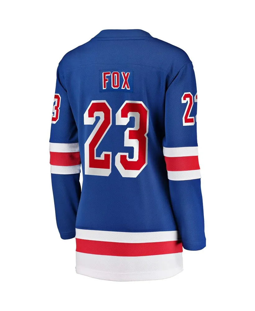 Women's Fanatics Adam Fox Blue New York Rangers Home Premier Breakaway Player Jersey