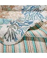 Greenland Home Fashions Atlantis Jade Throw, 50" x 60"