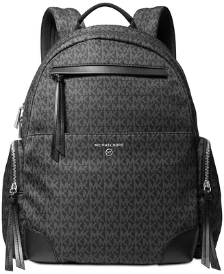 Michael Kors Logo Prescott Large Nylon Backpack