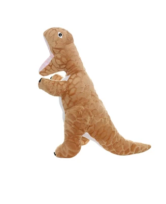 Mighty Dinosaur TRex, Durable Plush Squeaky Dog Toy