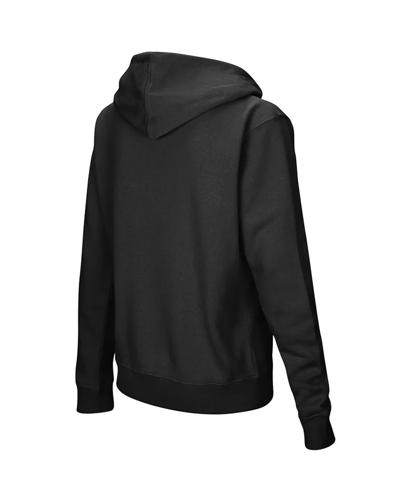 Women's Colosseum Black Texas Longhorns Loud and Proud Pullover Hoodie