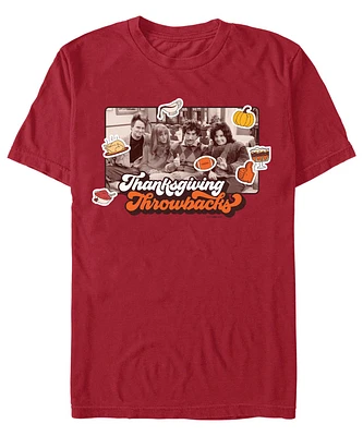 Fifth Sun Men's Friends Thanksgiving Throwback Short Sleeves T-shirt