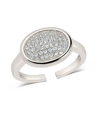 Sterling Forever Mira Open Band Ring