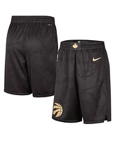 Men's Nike Black Toronto Raptors 2022/23 City Edition Swingman Shorts