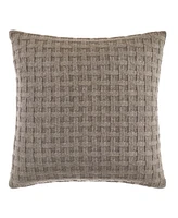 Nautica Saybrook Knit Yarn Dye Cotton Decorative Pillow, 16" x 16"