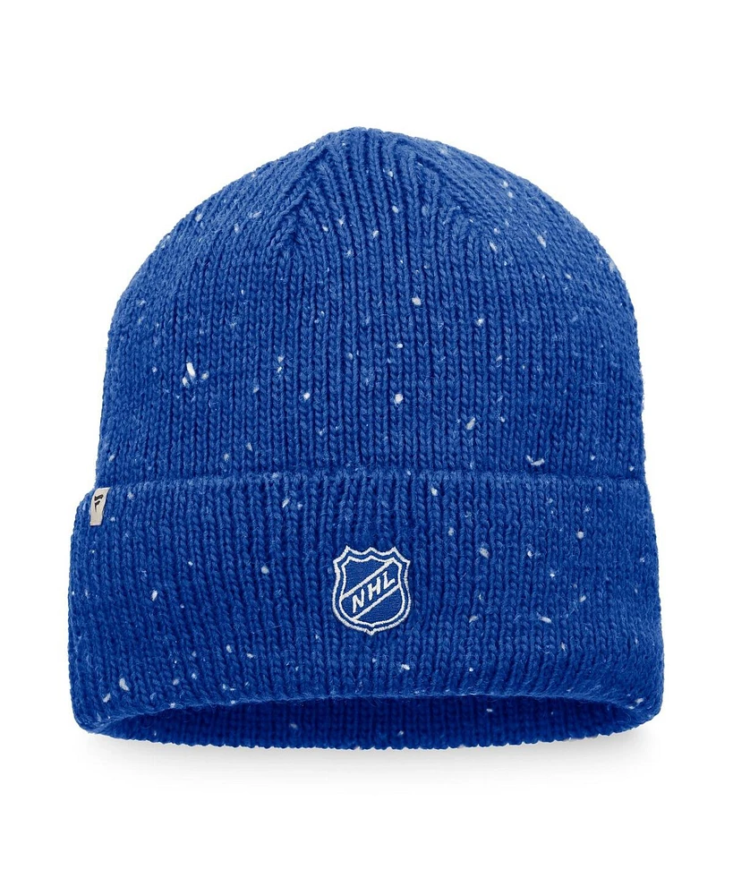Men's Fanatics Blue St. Louis Blues Authentic Pro Rink Pinnacle Cuffed Knit Hat