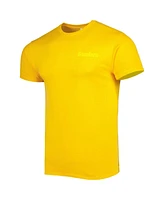 Men's '47 Brand Gold Pittsburgh Steelers Fast Track Tonal Highlight T-shirt