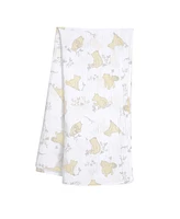 Lambs & Ivy Disney Baby Winnie the Pooh Swaddle Blanket & Plush Toy Gift Set