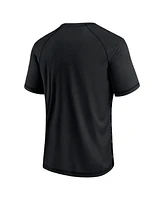 Men's Fanatics Black Las Vegas Raiders Hail Mary Raglan T-shirt