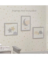 Lambs & Ivy Goodnight Moon 3-Piece Unframed Nursery/Child Wall Art 11” X 14”