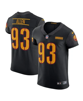 Men's Nike Jonathan Allen Black Washington Commanders Alternate Vapor Elite Jersey