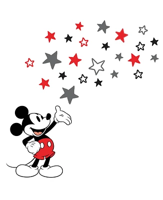 Lambs & Ivy Disney Baby Magical Mickey Mouse Wall Decals - Gray/Red
