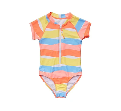 Snapper Rock Toddler Girls Toddler|Child Good Vibes Ss Surf Suit