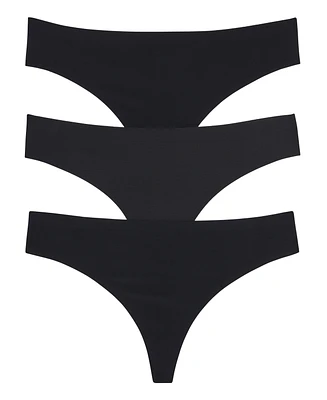 Honeydew Women's Skinz Thong Underwear Set, 3 Pieces