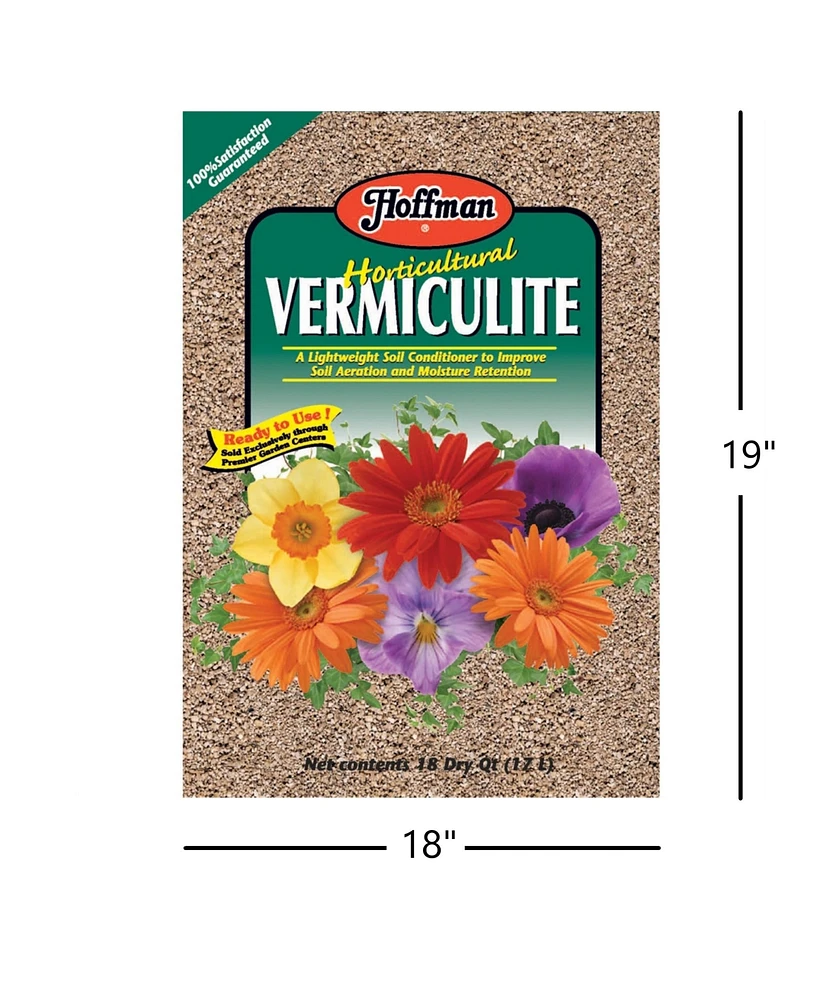 Hoffman A H Inc/Good Earth Hoffman 16004 Soils and Ammendments Horticultural Vermiculite, 18 Qrts