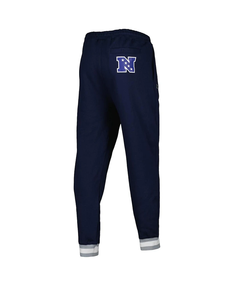 Men's Starter Navy Dallas Cowboys Blitz Fleece Jogger Pants