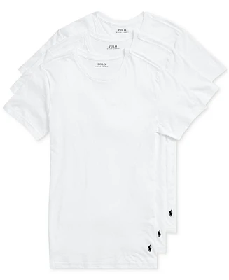 Polo Ralph Lauren Men's 3-Pack Slim Fit Crewneck Undershirt