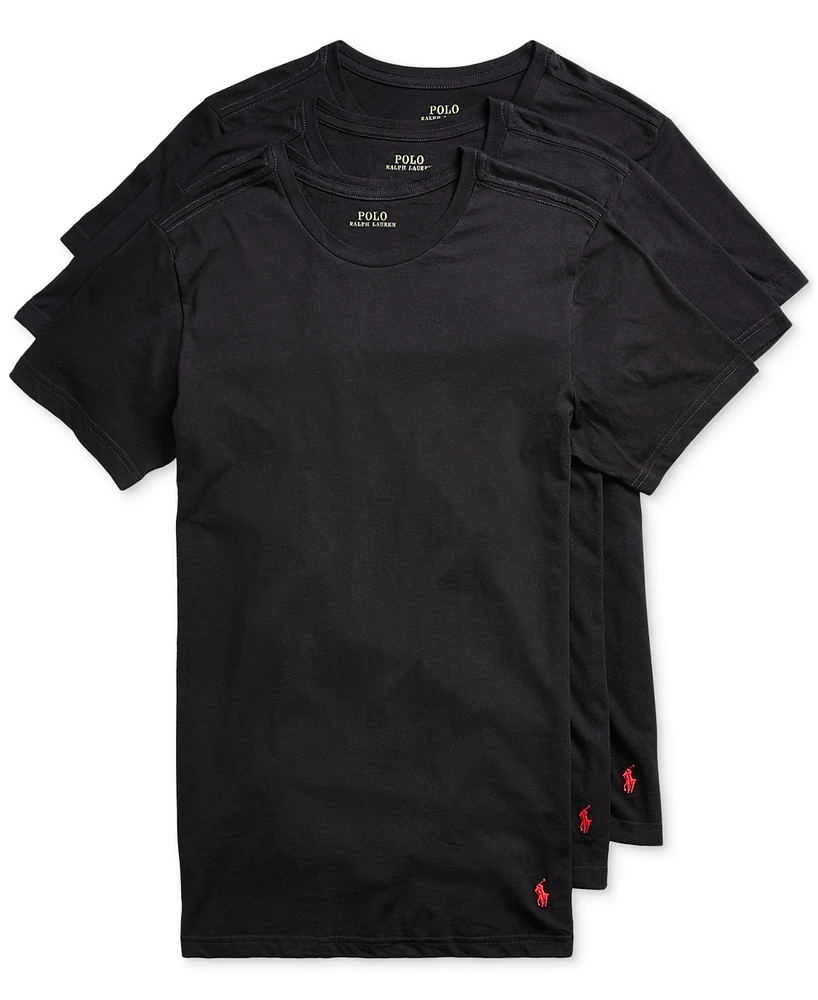 Polo Ralph Lauren Men's 3-Pack Slim Fit Crewneck Undershirt