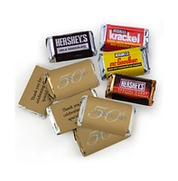 Just Candy 50th Anniversary Candy Party Favor Hershey's Chocolate Mix, 115 Pieces