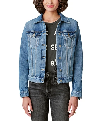 Lucky Brand Women's Tomboy Denim Trucker Jacket