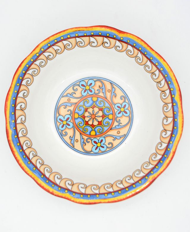 Euro Ceramica Duomo Pasta Bowls, Set of 4