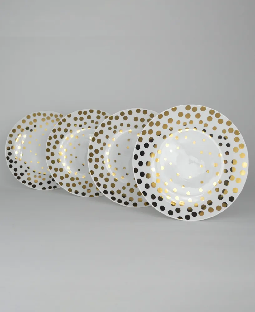 Euro Ceramica Echo Salad Plates, Set of 4