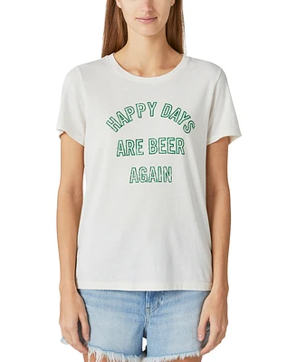 Lucky Brand Women's Graphic-Print Short-Sleeve T-Shirt
