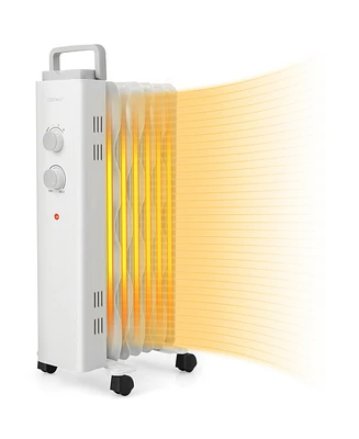 1500W Oil Filled Space Heater Electric Oil Radiant Heater