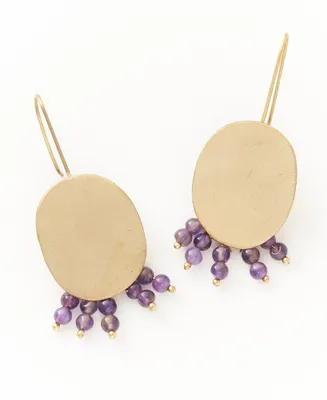 Matr Boomie Gold-Tone Drop Earrings