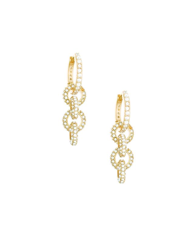 Ettika Multi-Ring Glass Dangle Earrings