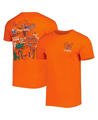 Men's Orange Florida Gators Vintage-Like Through the Years Two-Hit T-shirt