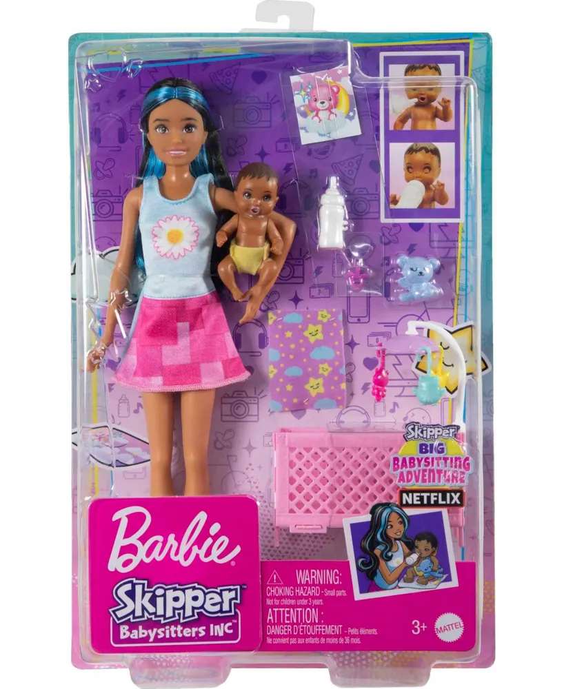 Barbie Skipper Babysitters, Inc. Dolls and Playset - Brunette