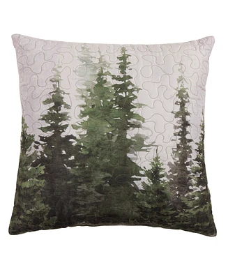 Donna Sharp Bear Panels Tree Decorative Pillow, 18" x 18"