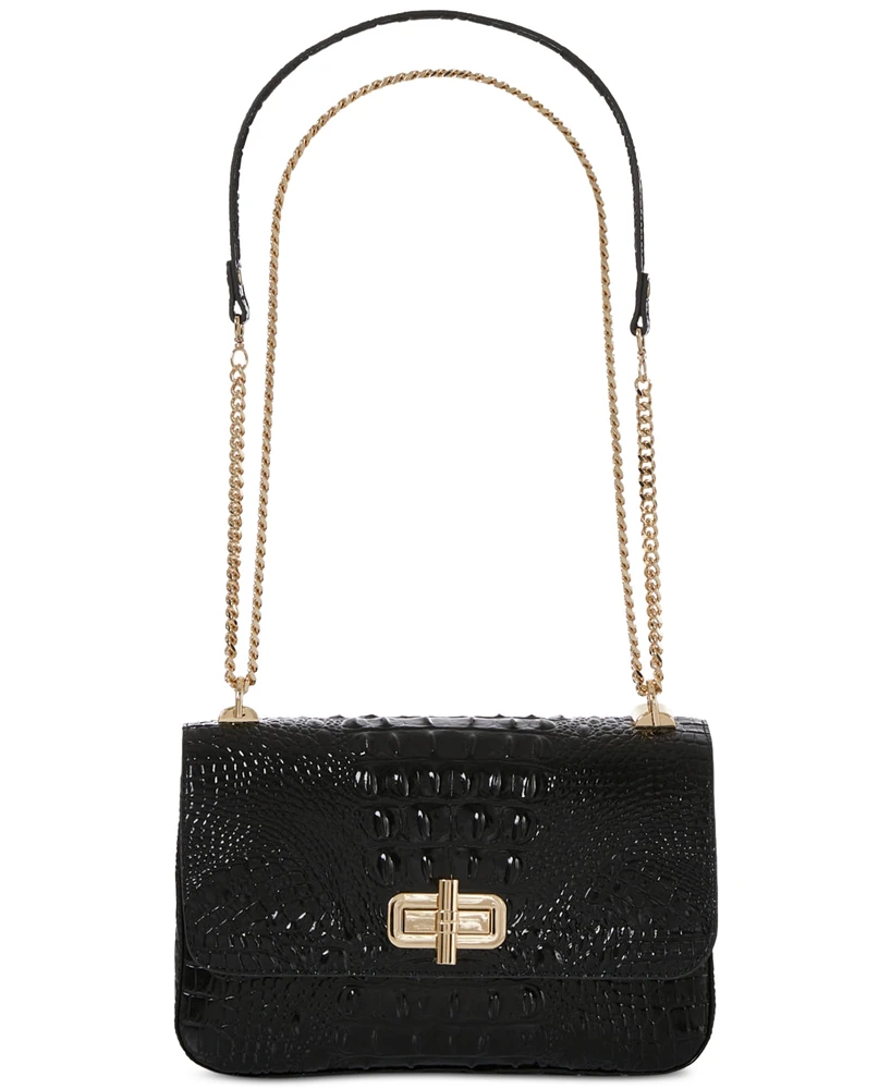 Brahmin Rosalie Convertible Chain Strap Small Leather Crossbody