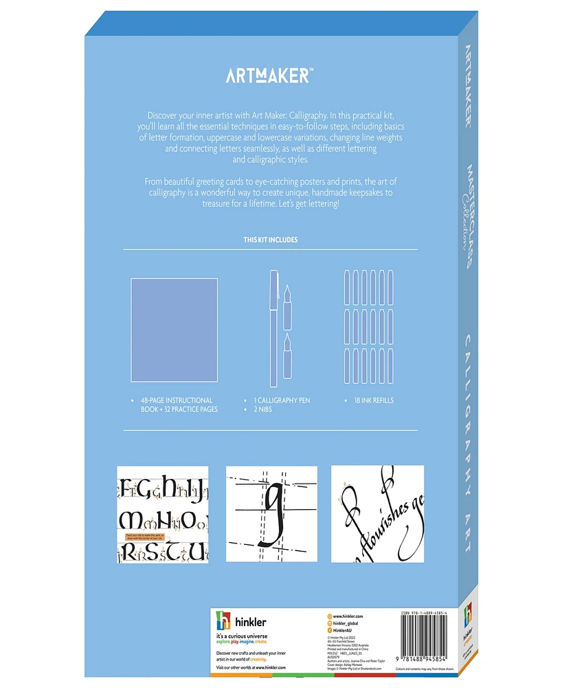 Art Maker Master class Collection Calligraphy Art Kit Beginner To Advanced Calligraphy Calligraphy Guide Calligraphy Equipment Craft Kits Arts And Cra