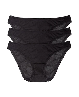 On Gossamer Mesh Hip Bikini Underwear 3 Pack 3202P3