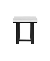 Steve Silver Lucca 24" Marble Top End Table
