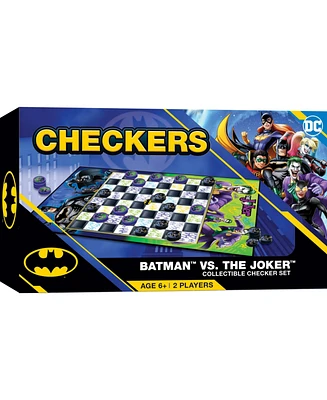 MasterPieces Batman vs The Joker Checkers Board Game for Kids