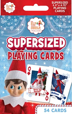 Masterpieces Elf on the Shelf - Supersized Travel Playing Cards