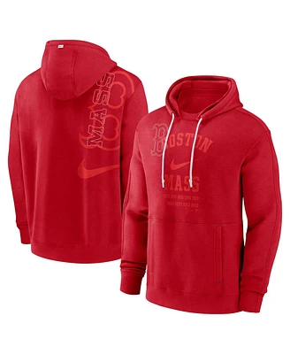 Men's Nike Red Boston Red Sox Statement Ball Game Pullover Hoodie